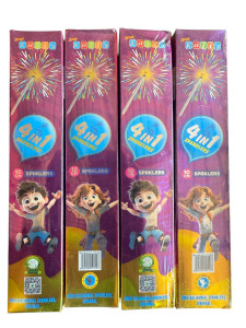 10CM 4 in 1 SPARKLERS
